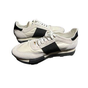 Mens Moncler Horace Sneakers size 43 White and Black